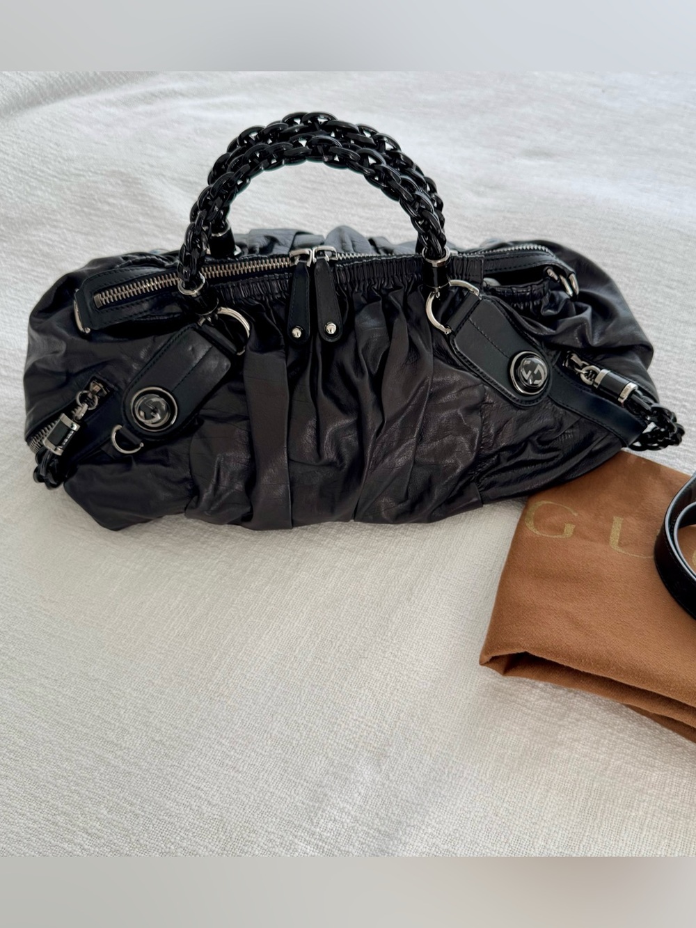 Gucci Galaxy Leather Handbag - Authentic!